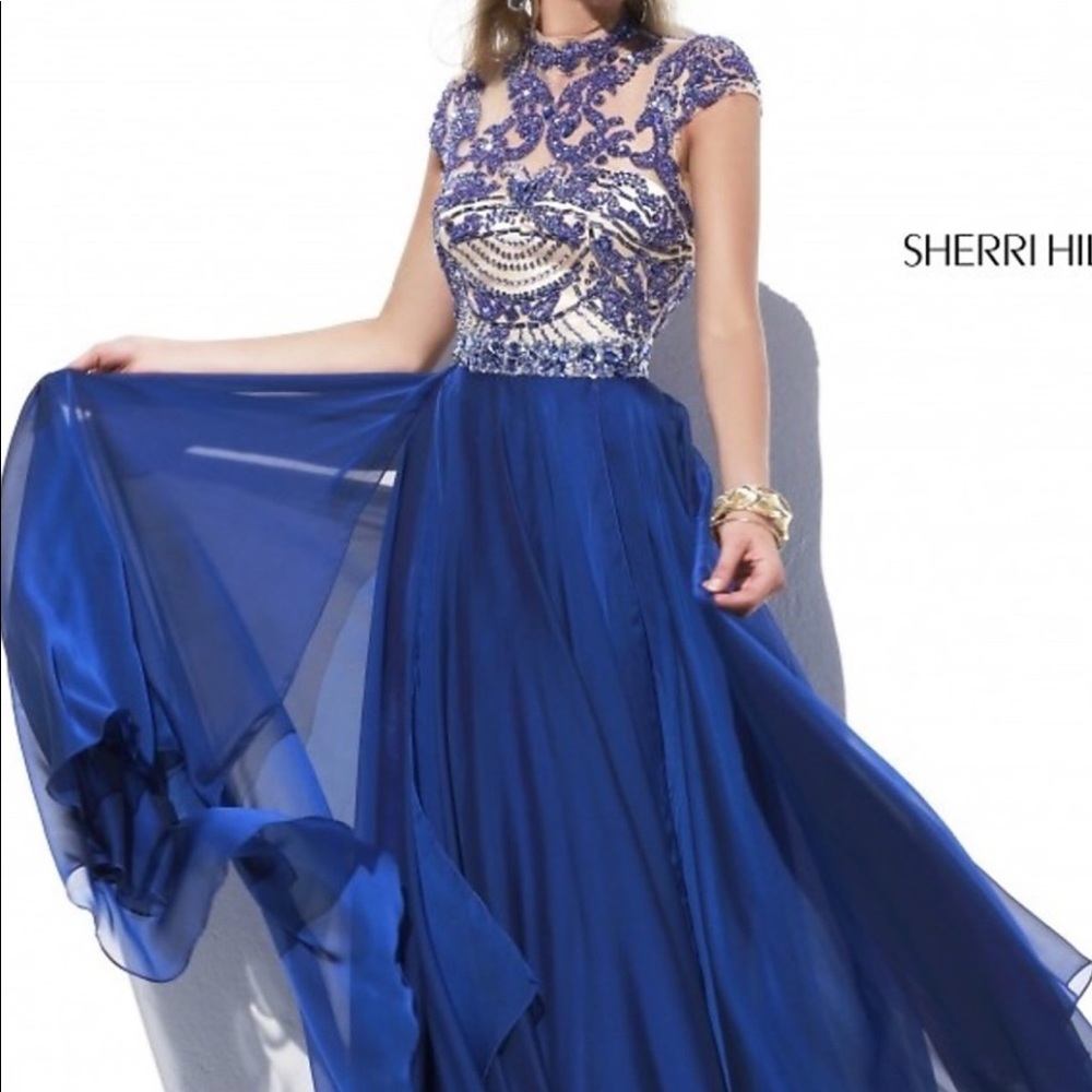 Sherri Hill Royal blue dress